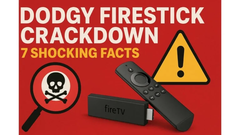 Dodgy Firestick Crackdown: 7 Shocking Facts Exposing the Hidden Dangers Dodgy Firestick Crackdown